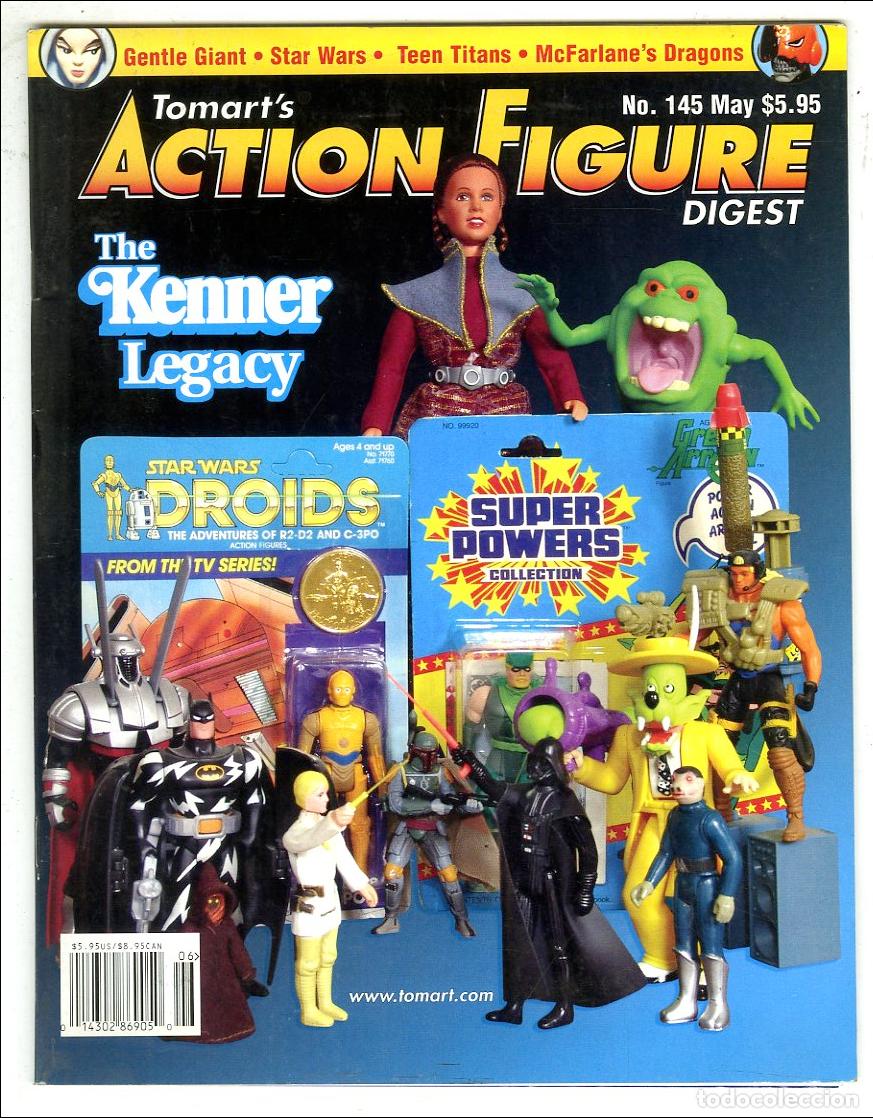 Juguetes antiguos: Tomart's Action Figure Digest n.145 / Gentle Giant / Star Wars / Teen Titans / McFarlane's Dragons (