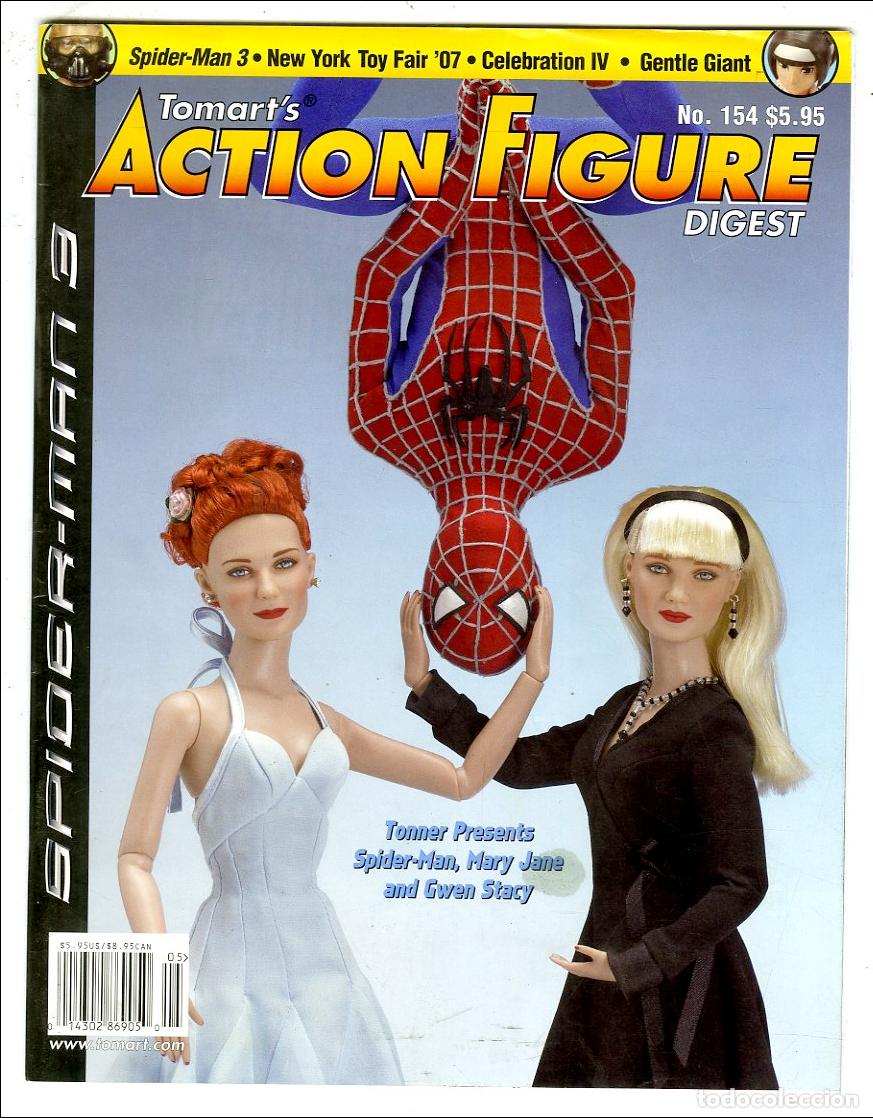 Juguetes antiguos: Tomart's Action Figure Digest n.154 / Spider-Man 3 / New York Toy Fair '07 / Celebration IV / Gentle