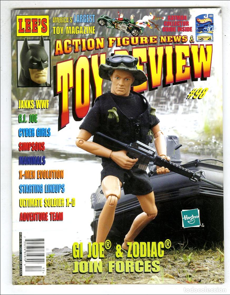 Juguetes antiguos: Action Figure News & Toy Review n.98 / Lee's / Jakks WWF / G.I. Joe / Cyber Girls / Simpsons (Dec, 2