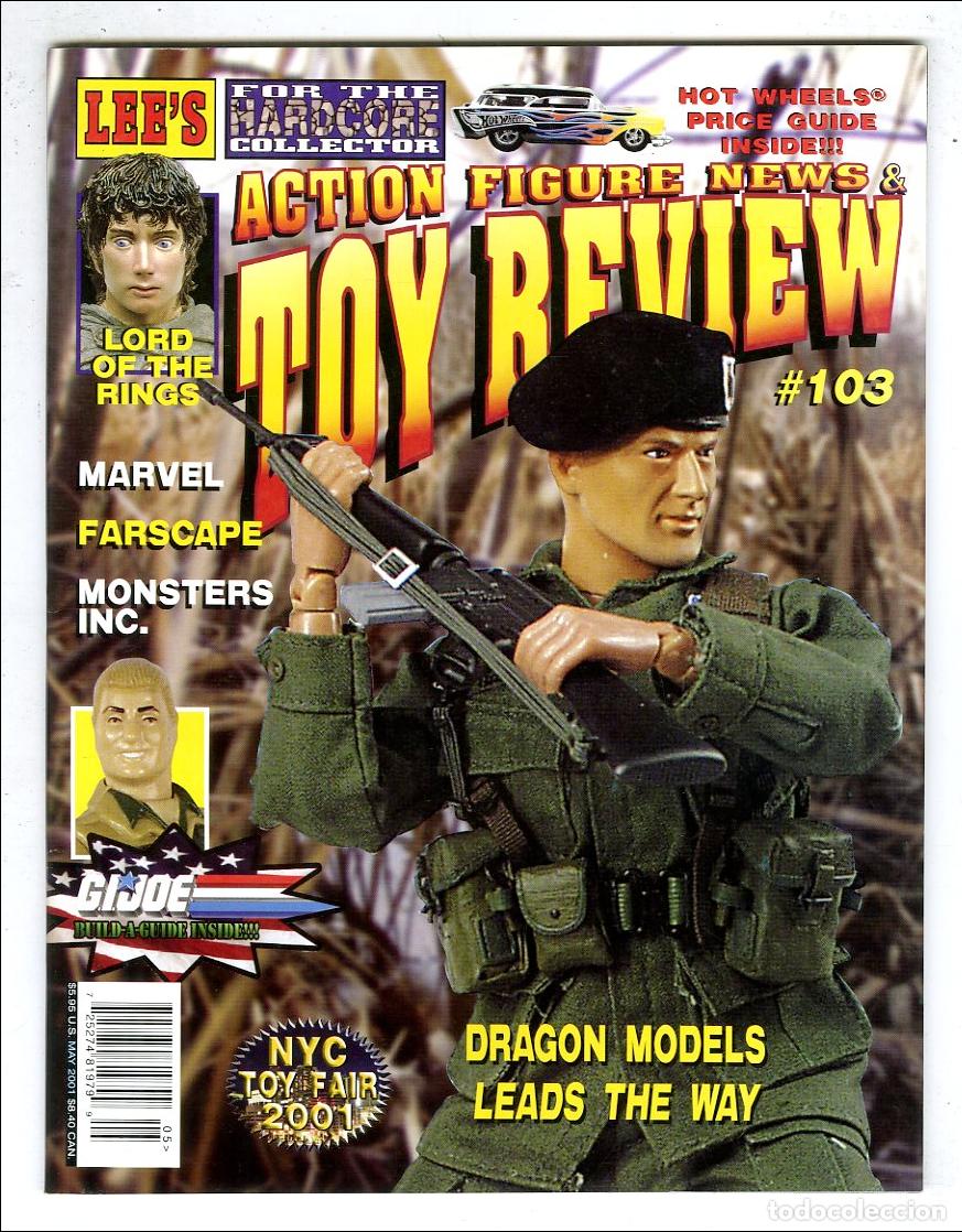 Juguetes antiguos: Action Figure News & Toy Review n.103 / Lee's / NYC Toy Fair 2001 / Lord of the Rings / Marvel / G.I