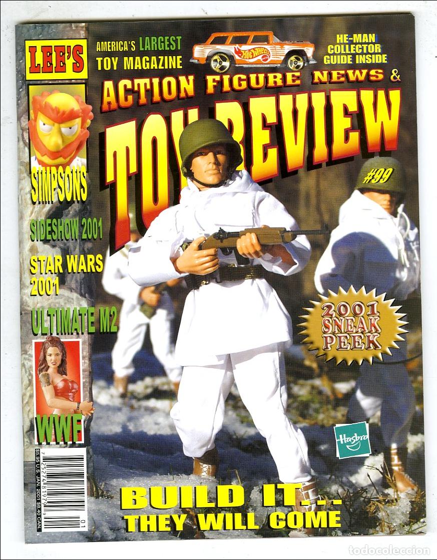 Juguetes antiguos: Action Figure News & Toy Review n.99 / Lee's / Simpsons / Star Wars / WWF (Jan. 2001)