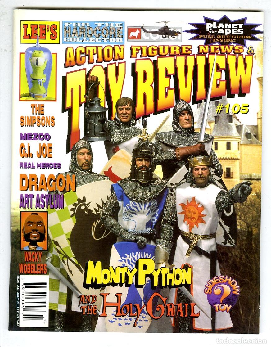 Juguetes antiguos: Action Figure News & Toy Review n.105 / Lee's / Monty Python / The Simpsons / Mezco / G.I. Joe (July