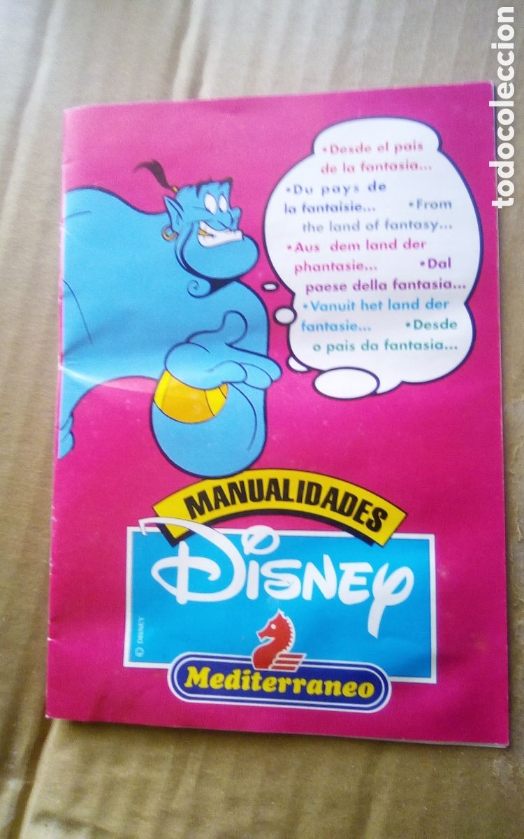 Juguetes antiguos: Cat&aacute;logo juguetes. Manualidades Disney. Juguetes Mediterr&aacute;neo. A&ntilde;o 1994. Con 12 p&aacute;ginas, 12 x 17 cm.
