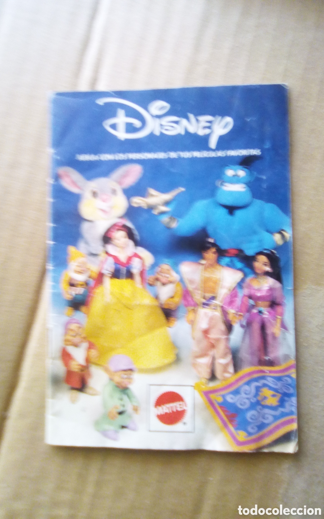 Juguetes antiguos: Cat&aacute;logo de juguetes Disney - Mattel. A&ntilde;o 1994. Con 24 p&aacute;ginas, mide 10 x 15 cm.