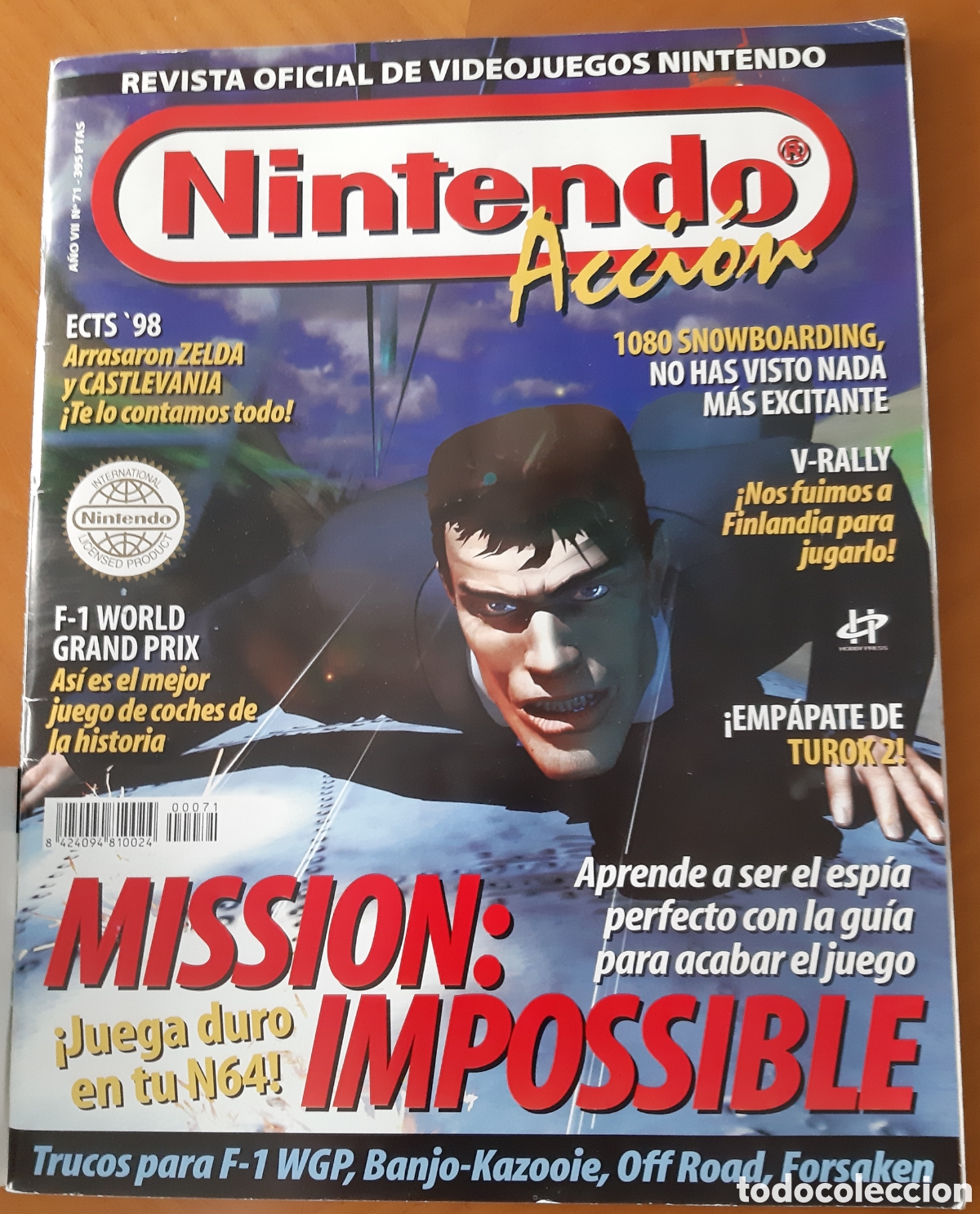 Juguetes antiguos: Revista de videojuegos Nintendo. A&ntilde;o 1993. N&uacute;mero 71