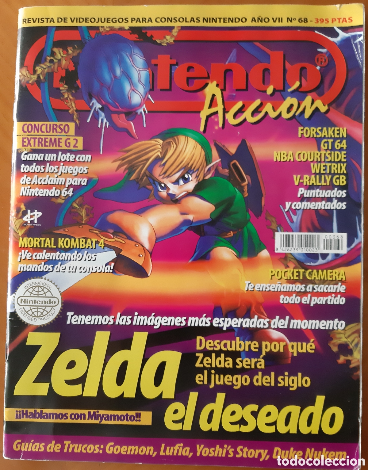 Juguetes antiguos: Revista de videojuegos Nintendo. A&ntilde;o 1993. N&uacute;mero 68