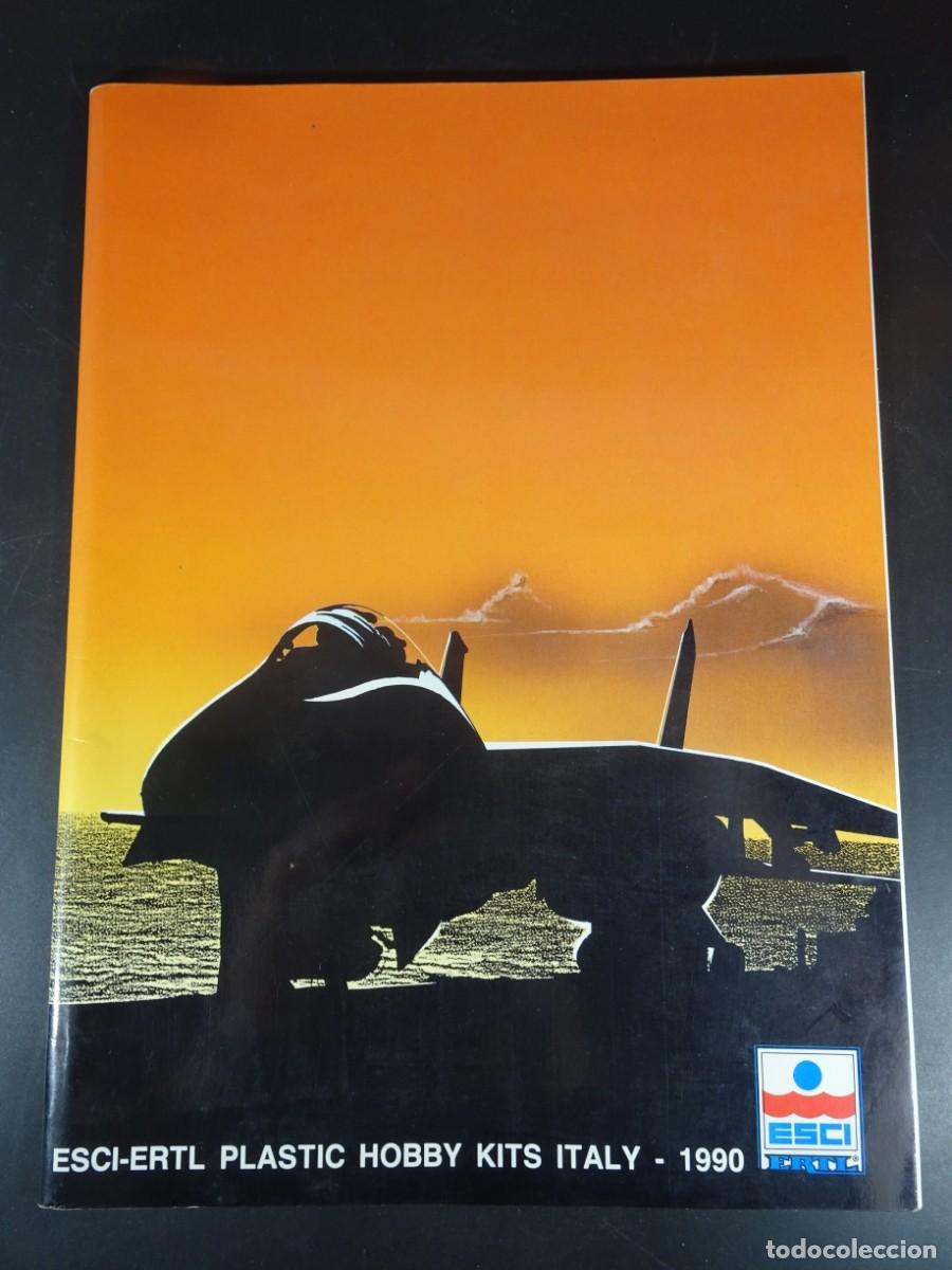 Juguetes antiguos: CAT&Aacute;LOGO ESCI-ERTL, PLASTIC HOBBY KITS, COCHES TANQUES AVIONES GUERRA, 1990, VER FOTOS