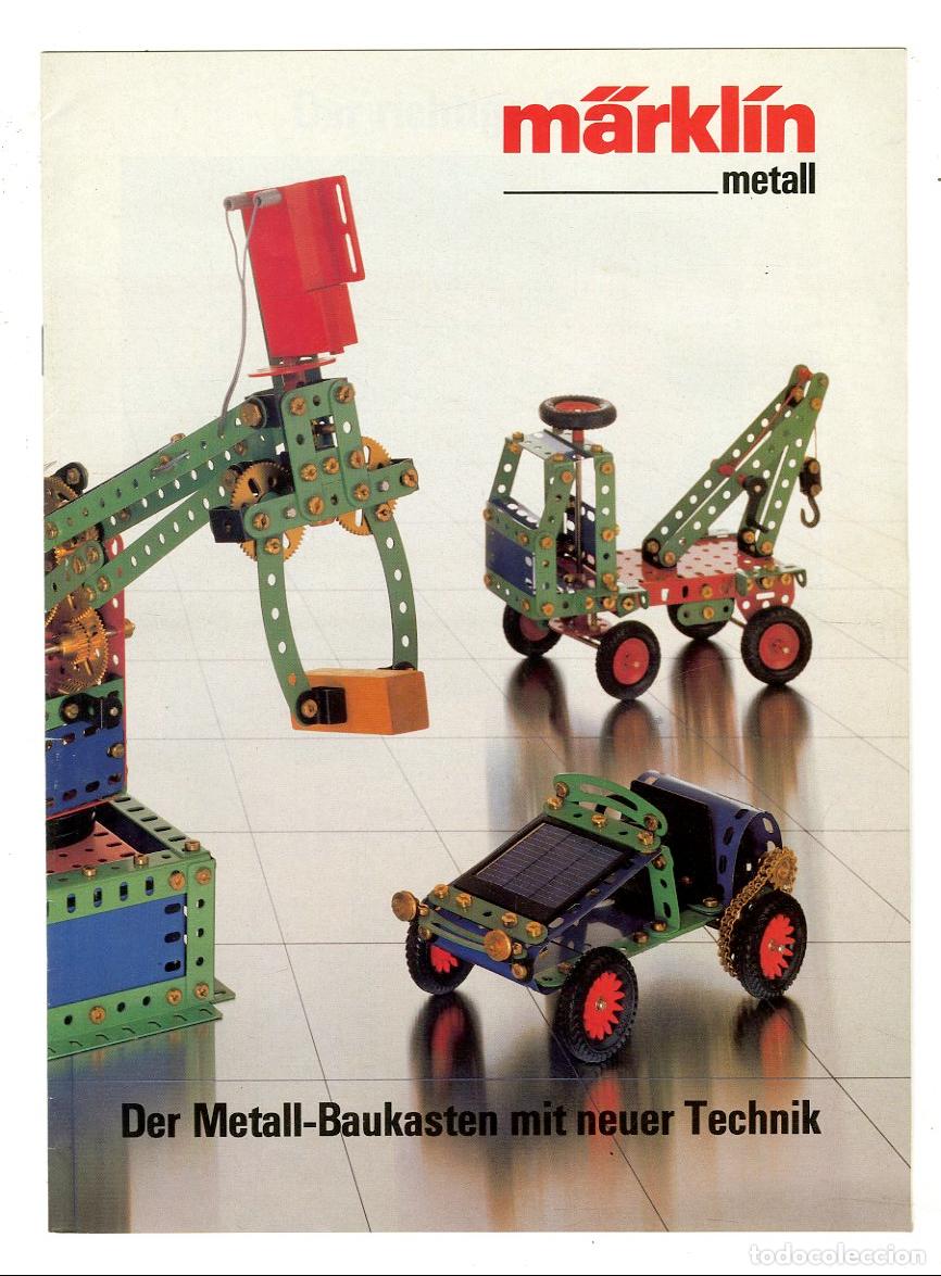 Old Toys: Cat&aacute;logo Trenes M&auml;rkl&iacute;n / Metall Der Metall-Baukasten Mit Neuer Technik / 16 P&aacute;ginas