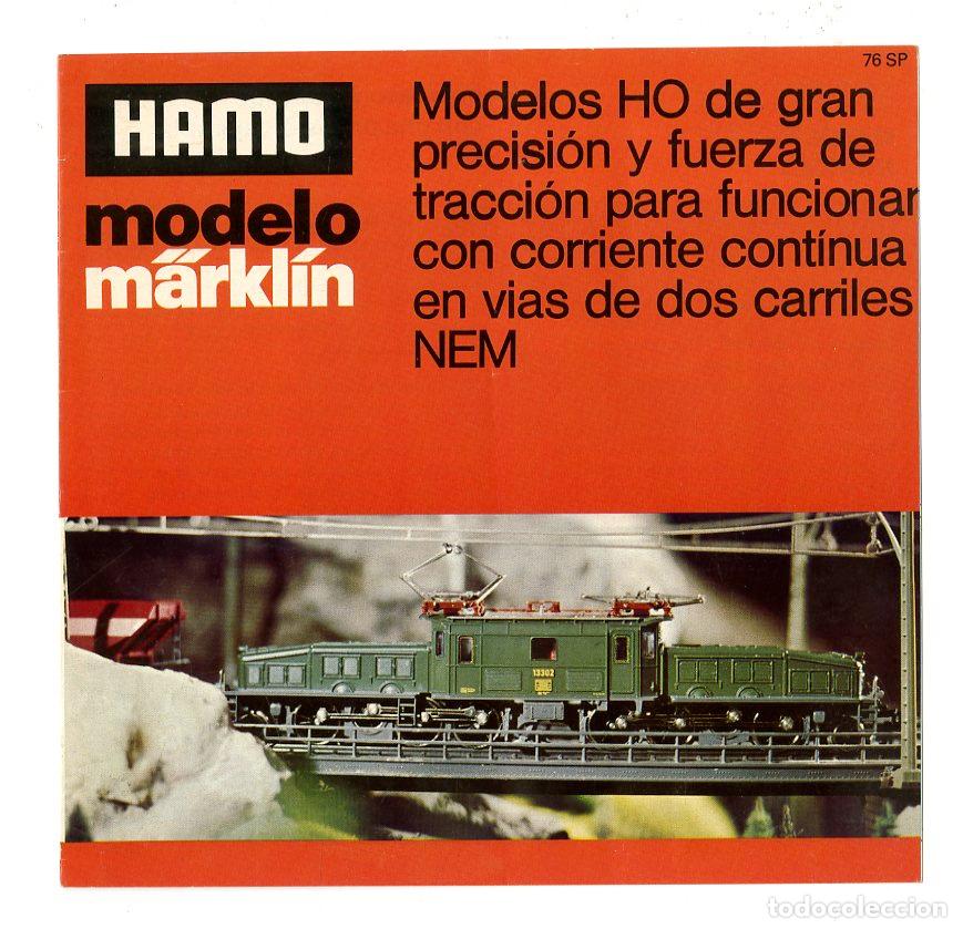Old Toys: Cat&aacute;logo Trenes M&auml;rkl&iacute;n / Hamo Modelo Modelos HO de Gran Precisi&oacute;n y Fuerza de Tracci&oacute;n Para Funcion