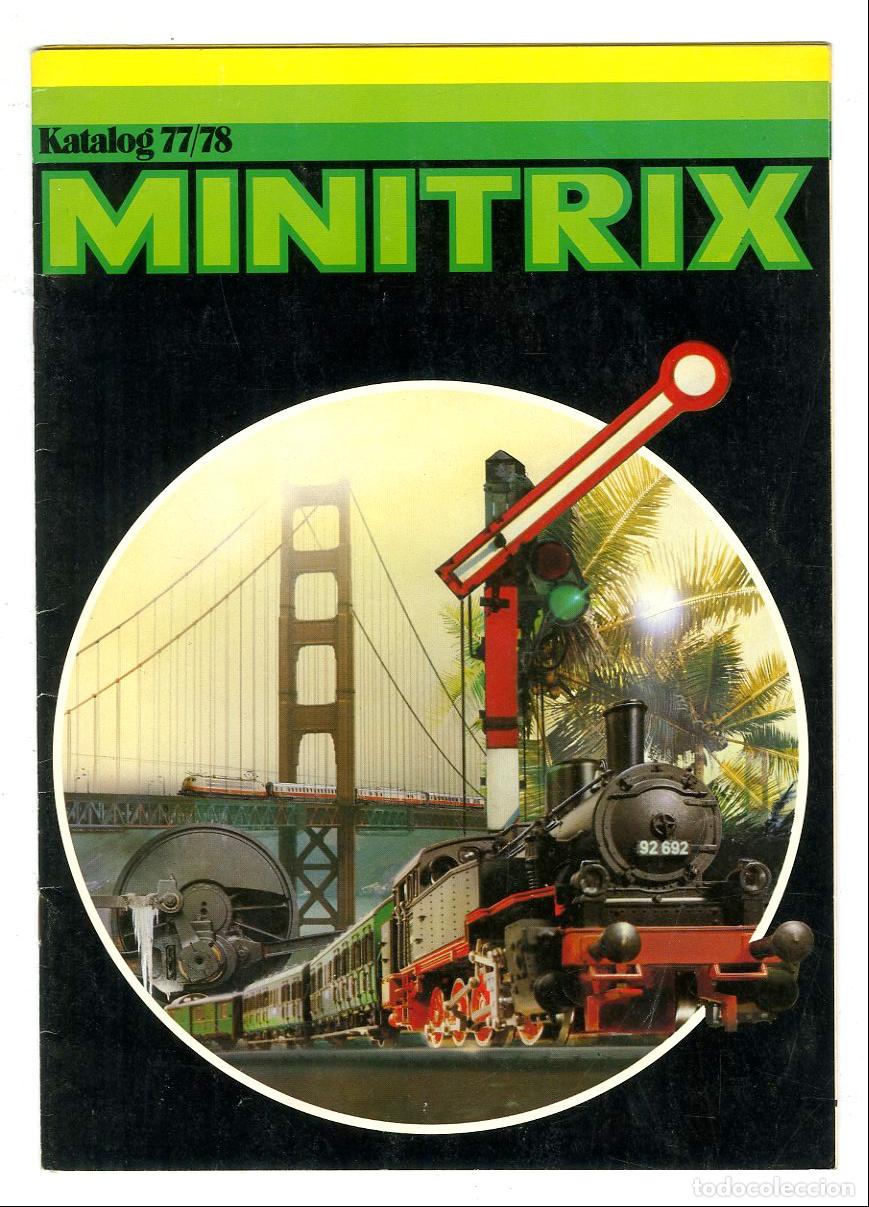Old Toys: Cat&aacute;logo Trenes Minitrix / Katalog 77/78