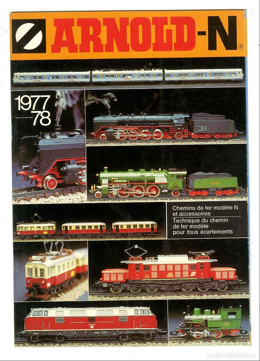 Old Toys: Cat&aacute;logo Trenes Arnold / Arnold-N 1977/78