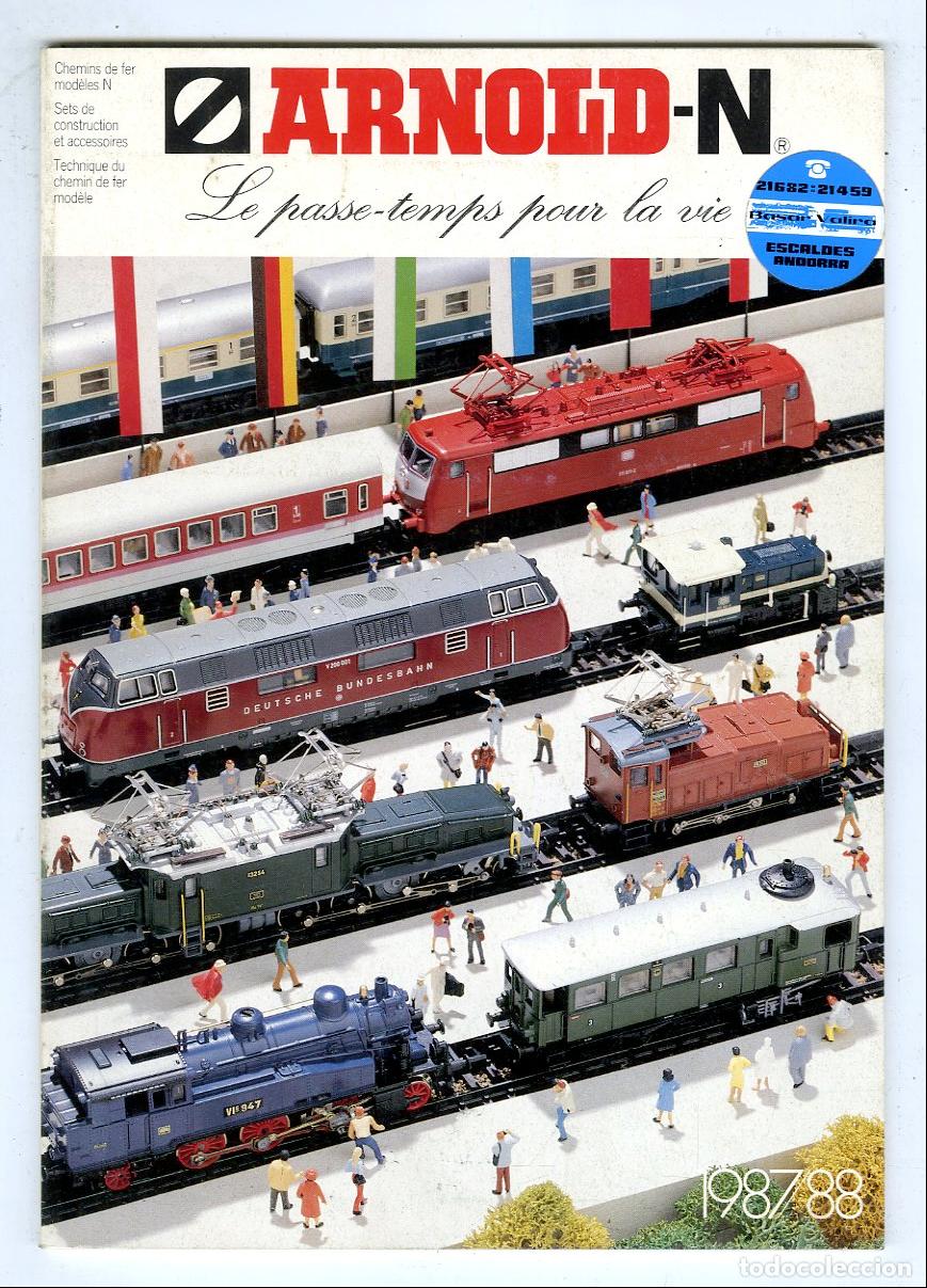 Jouets Anciens: Cat&aacute;logo Trenes Arnold / Arnold-N Le Passe-Temps Pour la Vie 1987/88