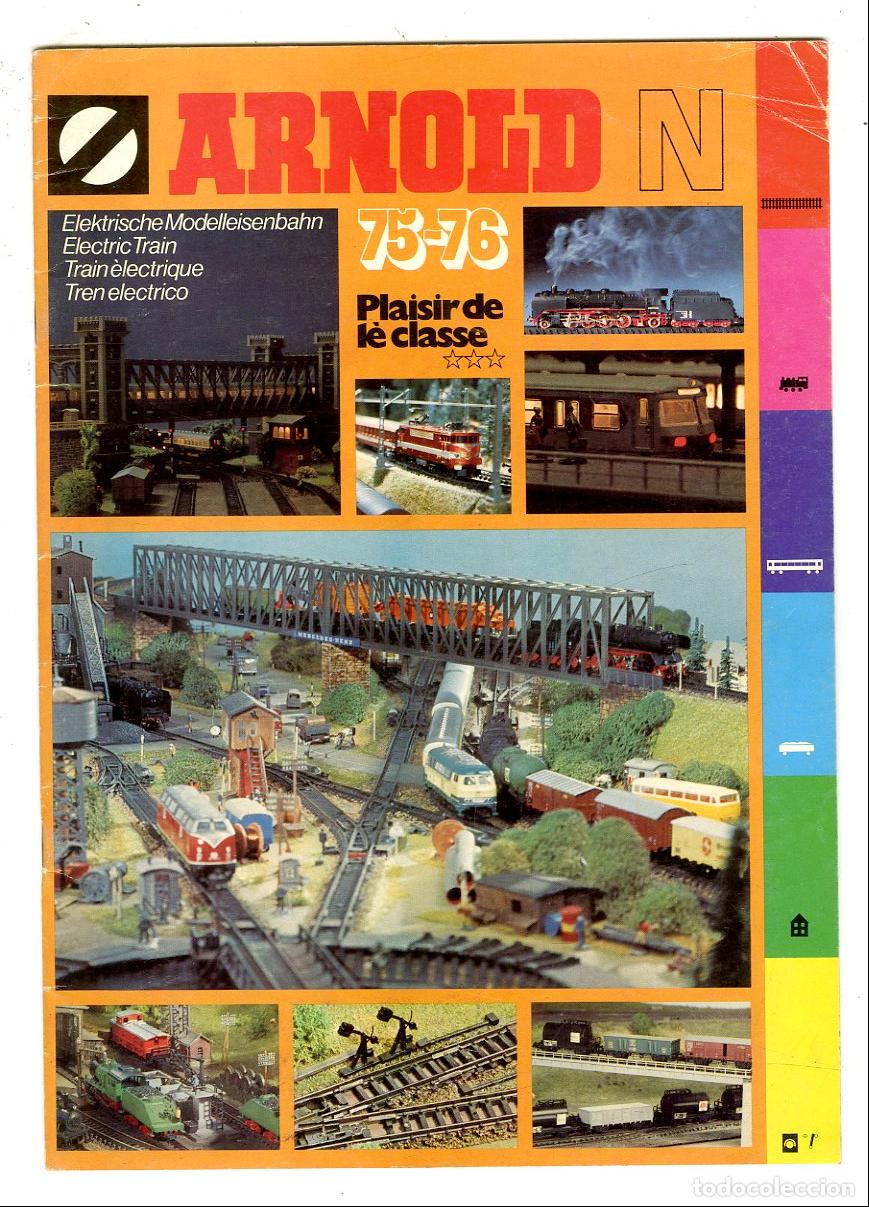 Jouets Anciens: Cat&aacute;logo Trenes Arnold / Arnold-N 75/76 Plaisir de l&egrave; Classe