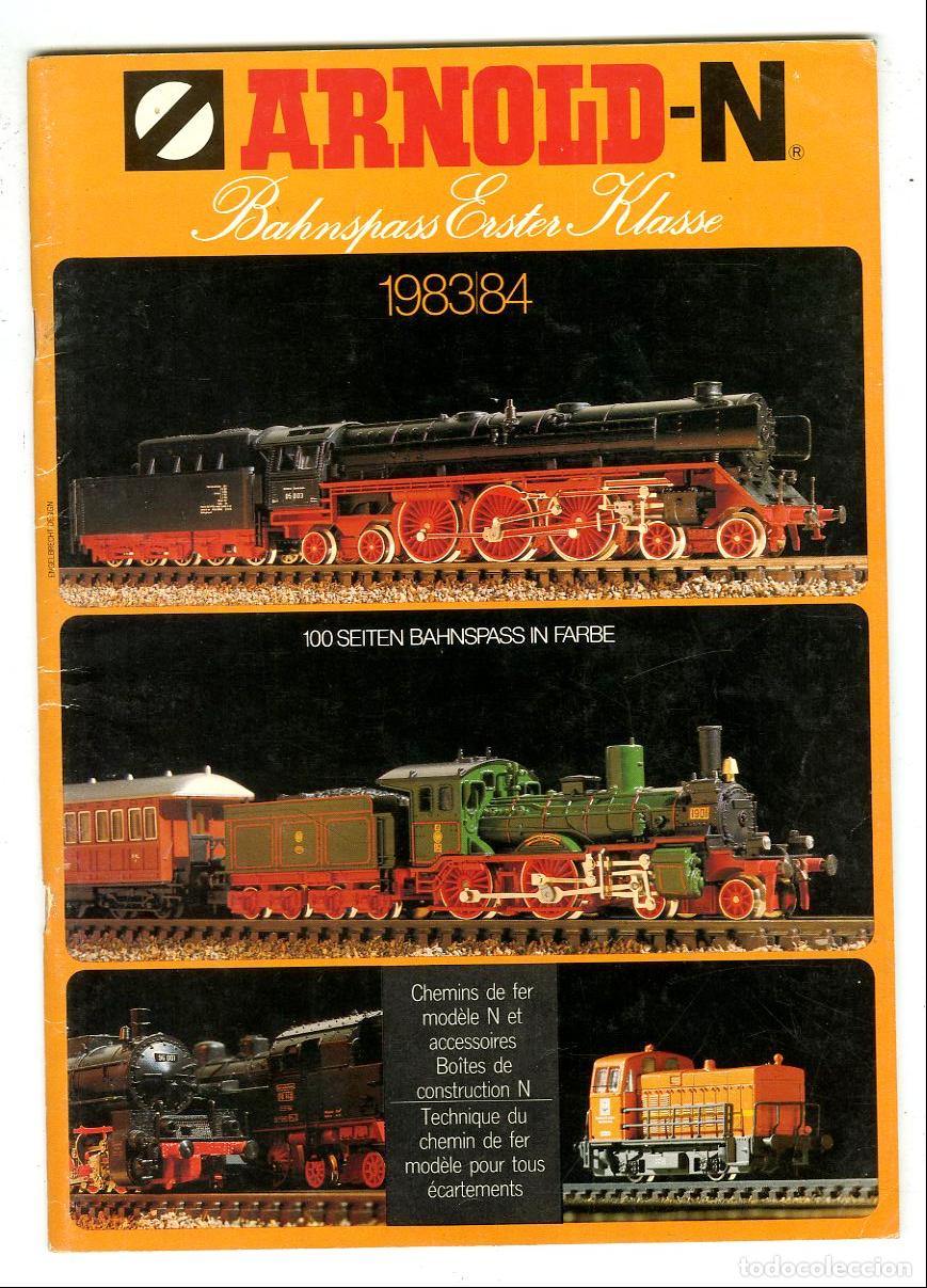 Jouets Anciens: Cat&aacute;logo Trenes Arnold / Arnold-N Bahnspass Erster Klasse 1983/84