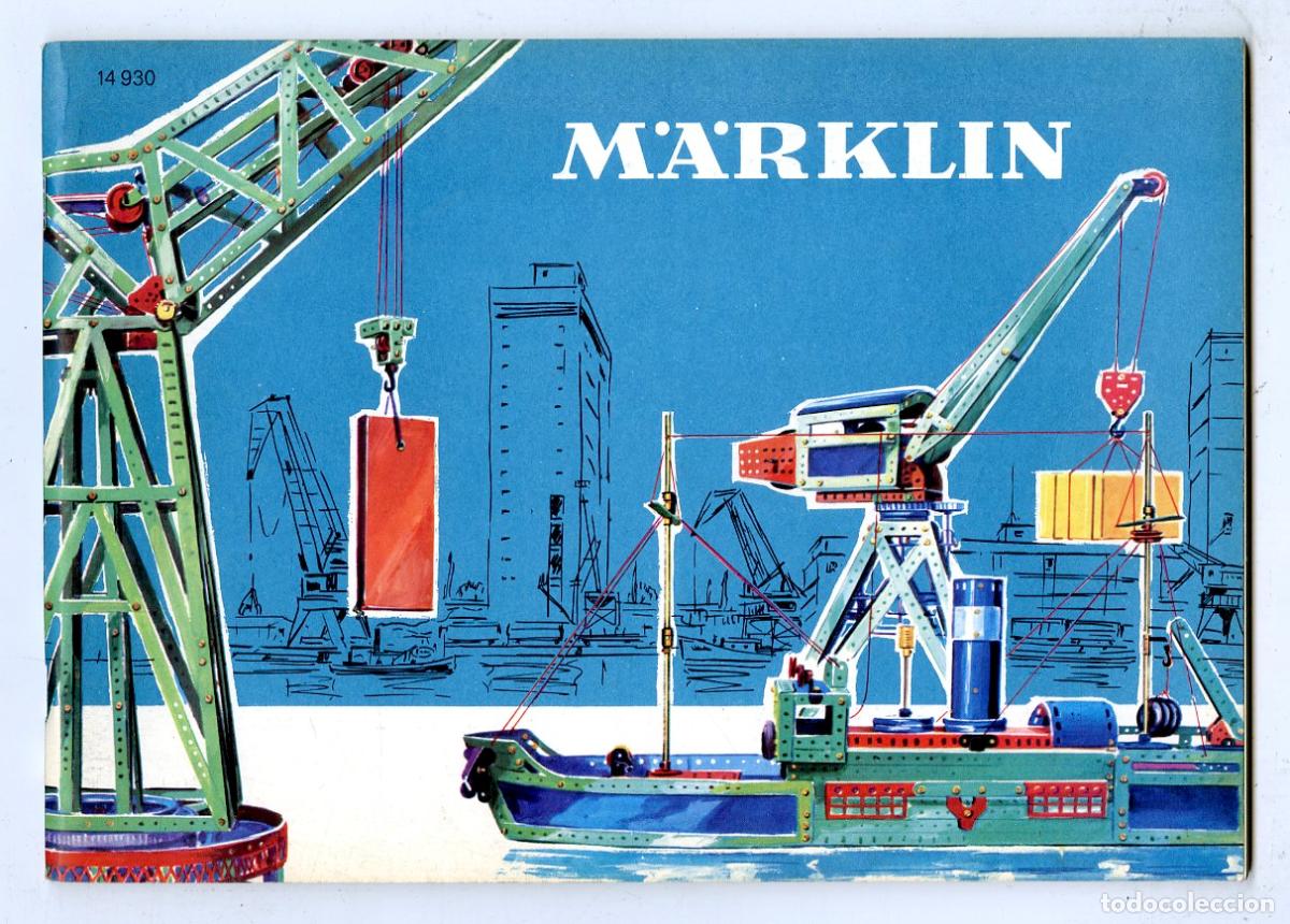 Brinquedos antigos: Cat&aacute;logo Trenes M&auml;rkl&iacute;n / Metallbaukasten / 96 P&aacute;ginas