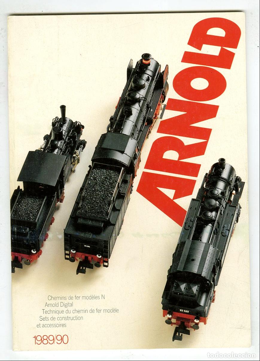 Brinquedos antigos: Cat&aacute;logo Trenes Arnold 1989/90