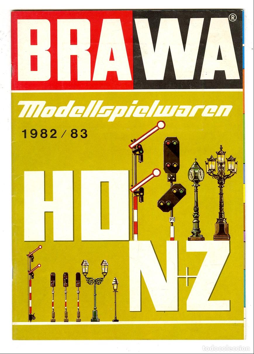 Brinquedos antigos: Cat&aacute;logo Trenes Brawa / Modellspielwaren 1982/83 HON+Z