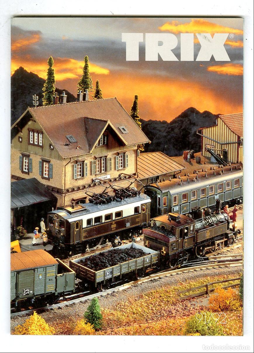 Brinquedos antigos: Cat&aacute;logo Trenes Trix 91/92