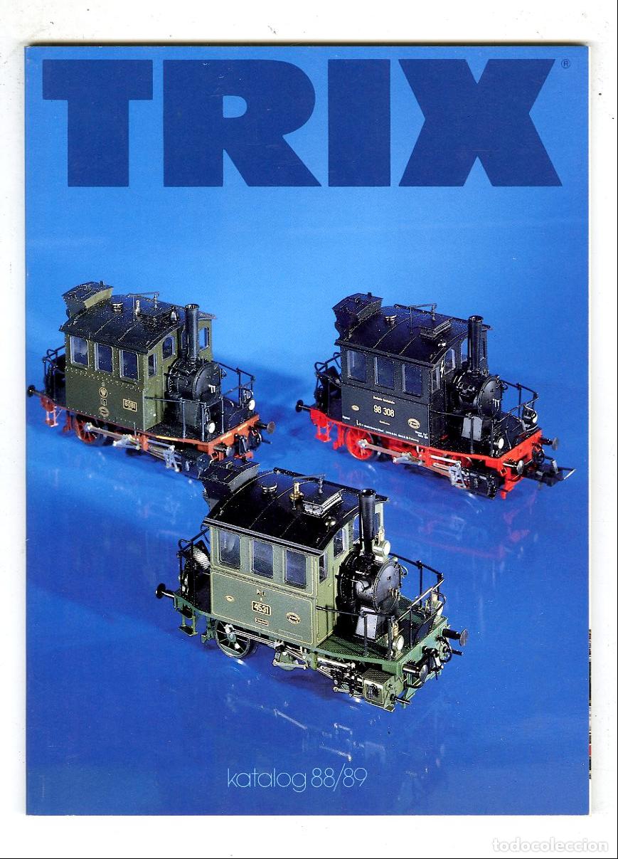 Brinquedos antigos: Cat&aacute;logo Trenes Trix / Katalog 88/89