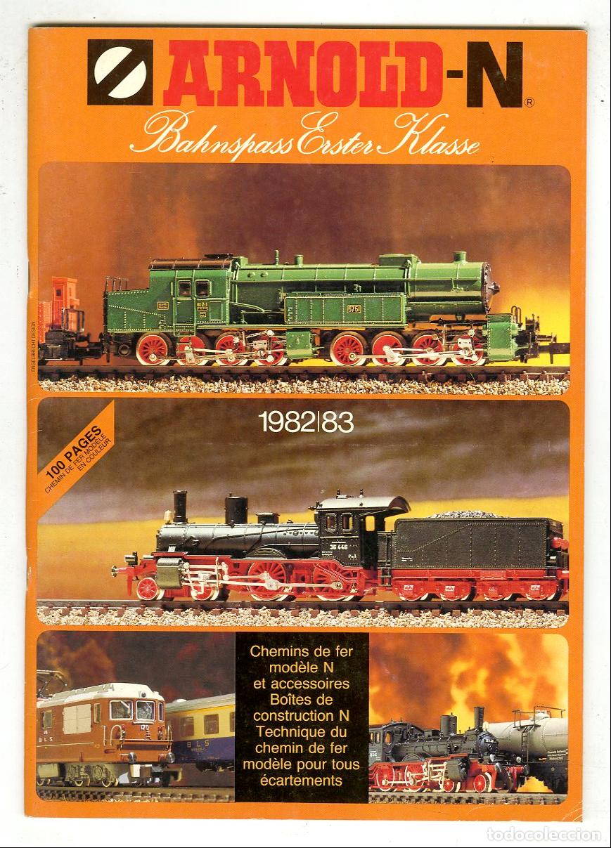 Brinquedos antigos: Cat&aacute;logo Trenes Arnold / Arnold-N Bahnspass Erster Klasse 1982/83