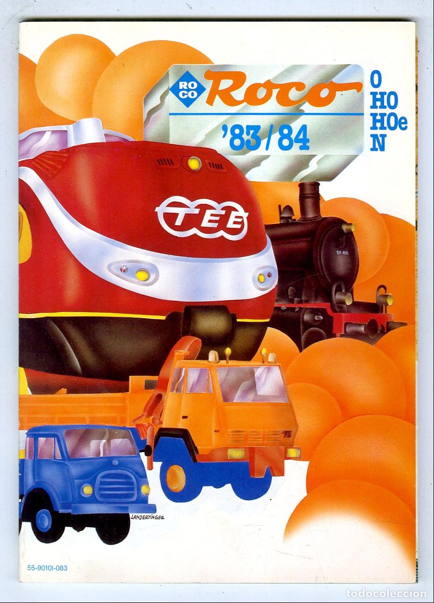 Brinquedos antigos: Cat&aacute;logo Trenes Roco / Roco '83/84 O HO HOe N