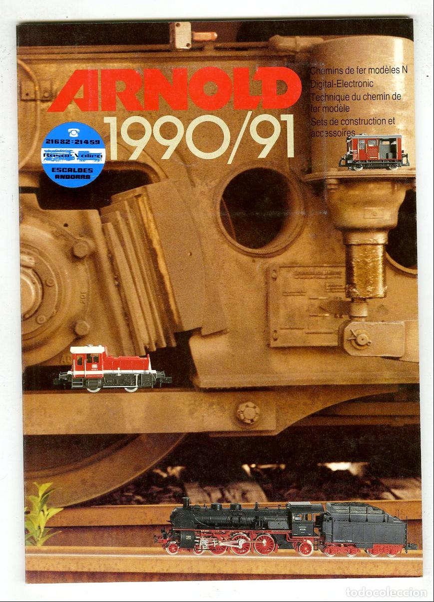 Brinquedos antigos: Cat&aacute;logo Trenes Arnold 1990/91