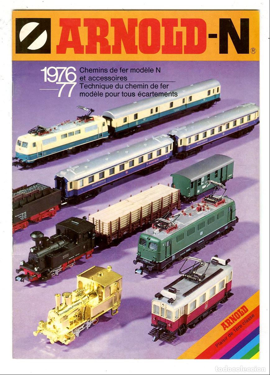 Brinquedos antigos: Cat&aacute;logo Trenes Arnold / Arnold-N 1976/77