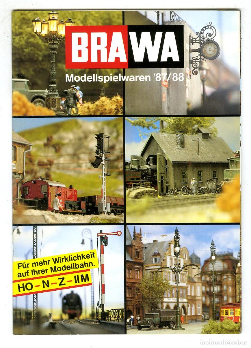 Juguetes antiguos: Cat&aacute;logo Trenes Brawa / Modellspielwaren '87/88