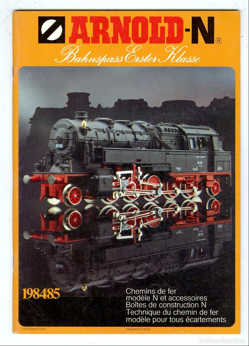 Juguetes antiguos: Cat&aacute;logo Trenes Arnold / Arnold-N Bahnspass Erster Klasse 1984/85