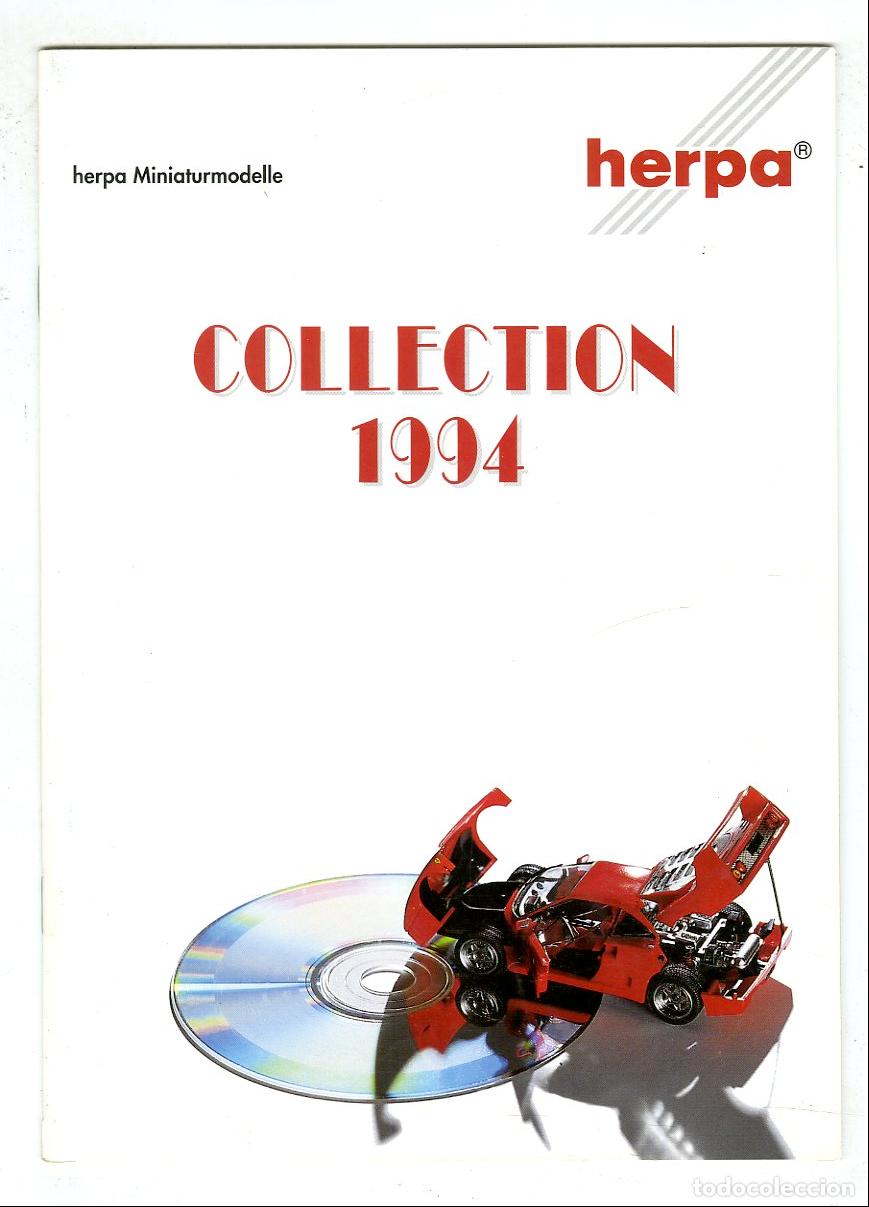 Juguetes antiguos: Cat&aacute;logo Coches Herpa / Collection 1994 / Herpa Miniaturmodelle