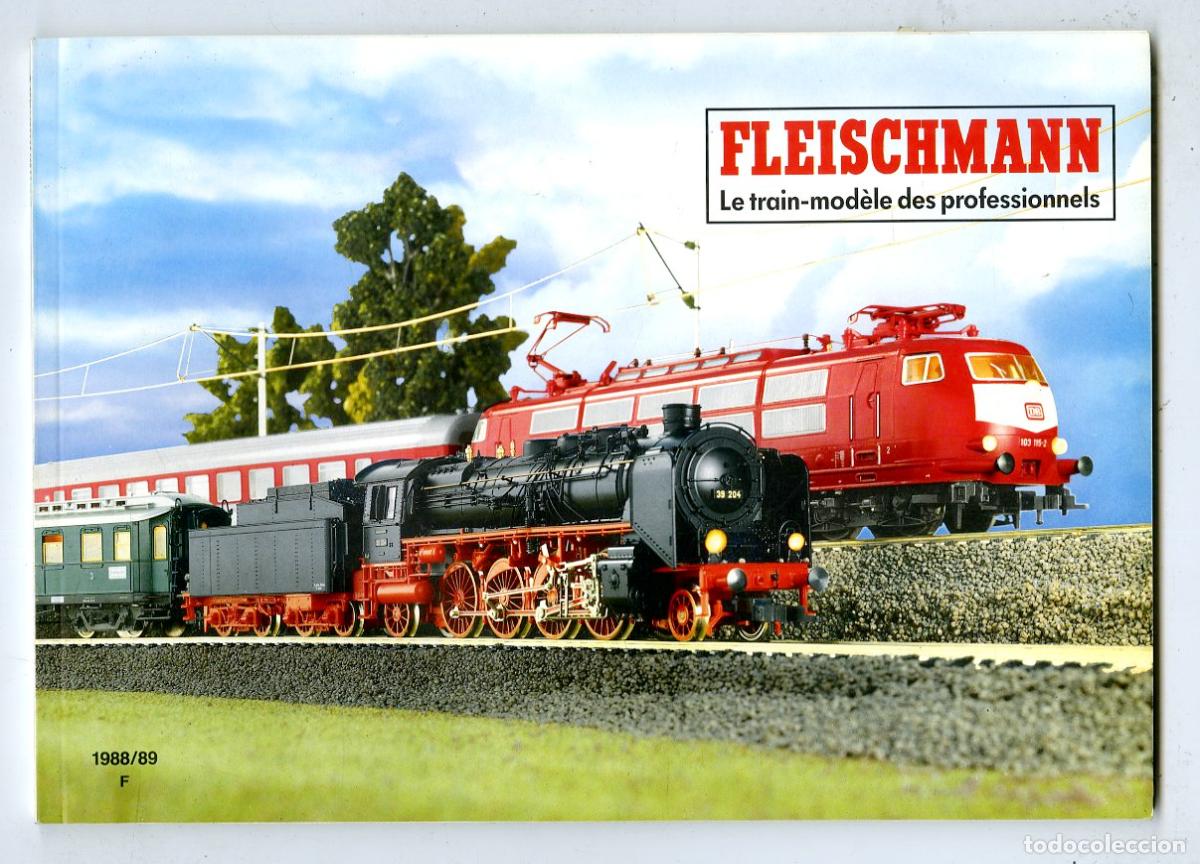 Juguetes antiguos: Cat&aacute;logo Trenes Fleischmann / Le Train-Mod&egrave;le des Professionnels 1988/89 F