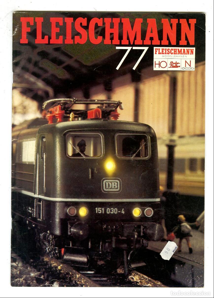 Juguetes antiguos: Cat&aacute;logo Trenes Fleischmann / Fleischmann Modellbahnen HO Auto-Rallye N <piccolo> 77
