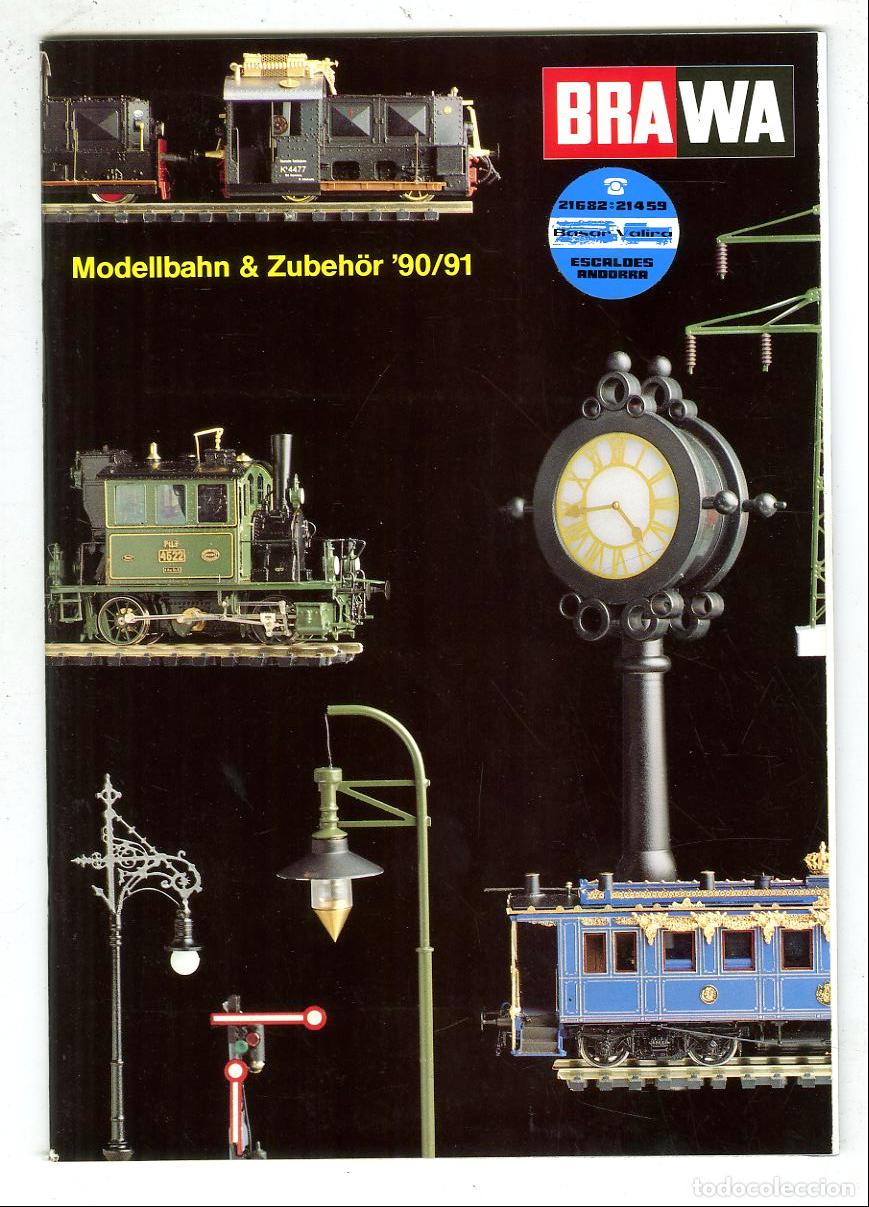 Juguetes antiguos: Cat&aacute;logo Trenes Brawa / Modellbahn & Zubeh&ouml;r '90/91