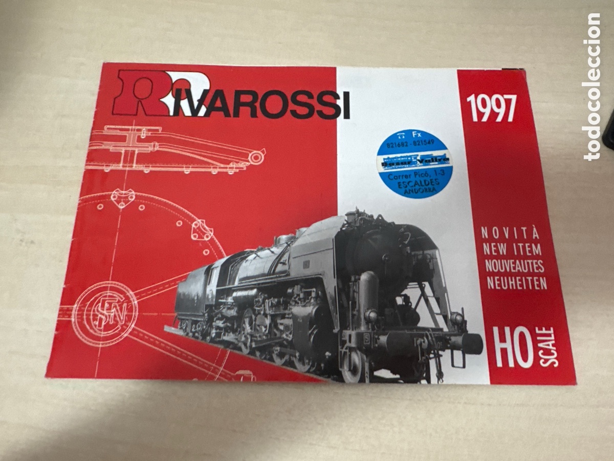 Juguetes antiguos: CAT&Aacute;LOGO RIVAROSSI 1997 HO SCALE