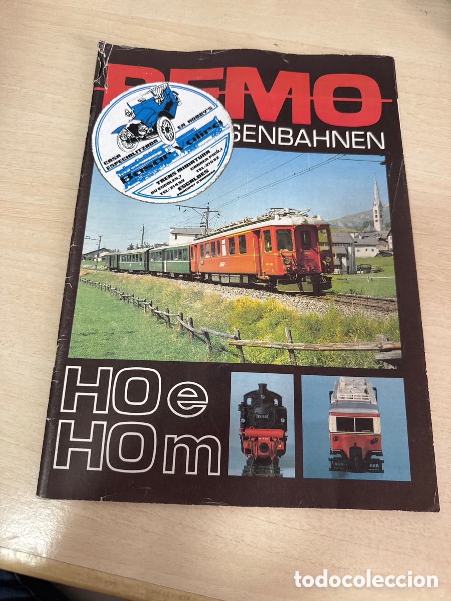 Juguetes antiguos: CATALOGO DE TREN BEMO HOm HOe 1984