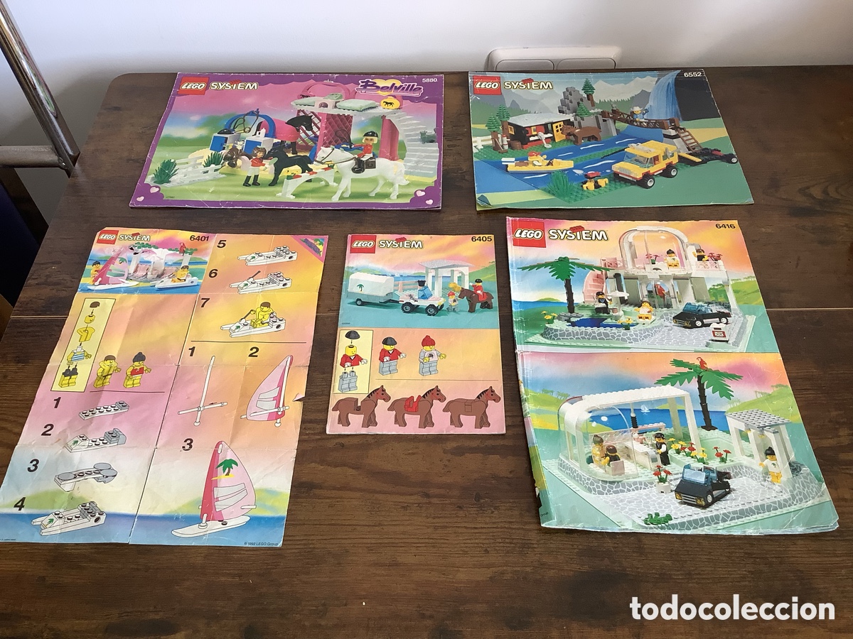 Juguetes antiguos: INSTRUCCIONES MONTAJE LEGO SYSTEM. VINTAGE
