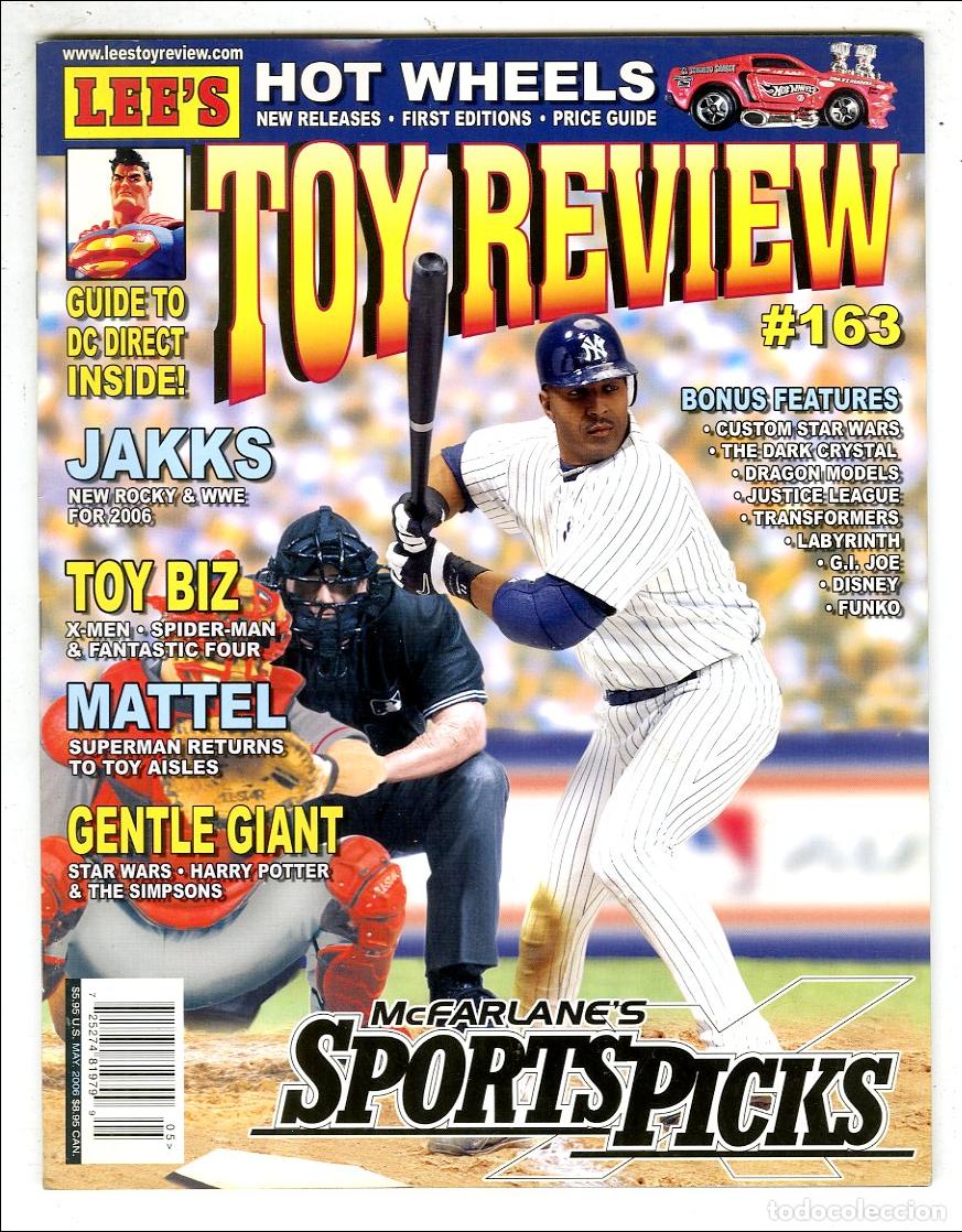 Juguetes antiguos: Toy Review n.163 / Lee's / Hot Wheels / Sports Picks / Jakks / Toy Biz / Mattel (May, 2006)