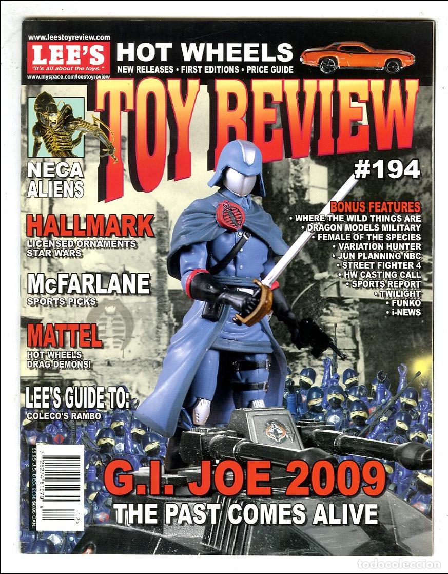 Juguetes antiguos: Toy Review n.194 / Lee's / Hot Wheels / G.I. Joe / Neca Aliens / McFarlane / Mattel (Dec, 2008)
