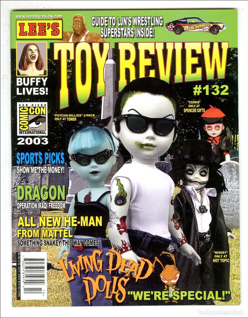 Juguetes antiguos: Toy Review n.132 / Lee's / Buffy / Comic-Con / Sports Picks / Dragon / He-Man (Oct, 2003)