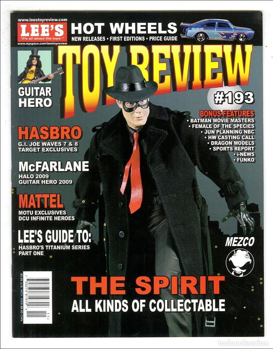 Juguetes antiguos: Toy Review n.193 / Lee's / Hot Wheels / Guitar Hero / The Spirit / Hasbro / McFarlane / Mattel (Nov,