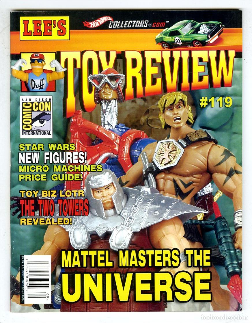 Juguetes antiguos: Toy Review n.119 / Lee's / Mattel Masters / Hotwheels / Star Wars / ComicCon (Sept, 2002)