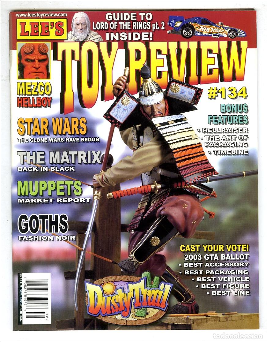 Juguetes antiguos: Toy Review n.134 / Lee's / Hellboy / Star Wars / The Matrix / Muppets / Goths (Dec, 2003)