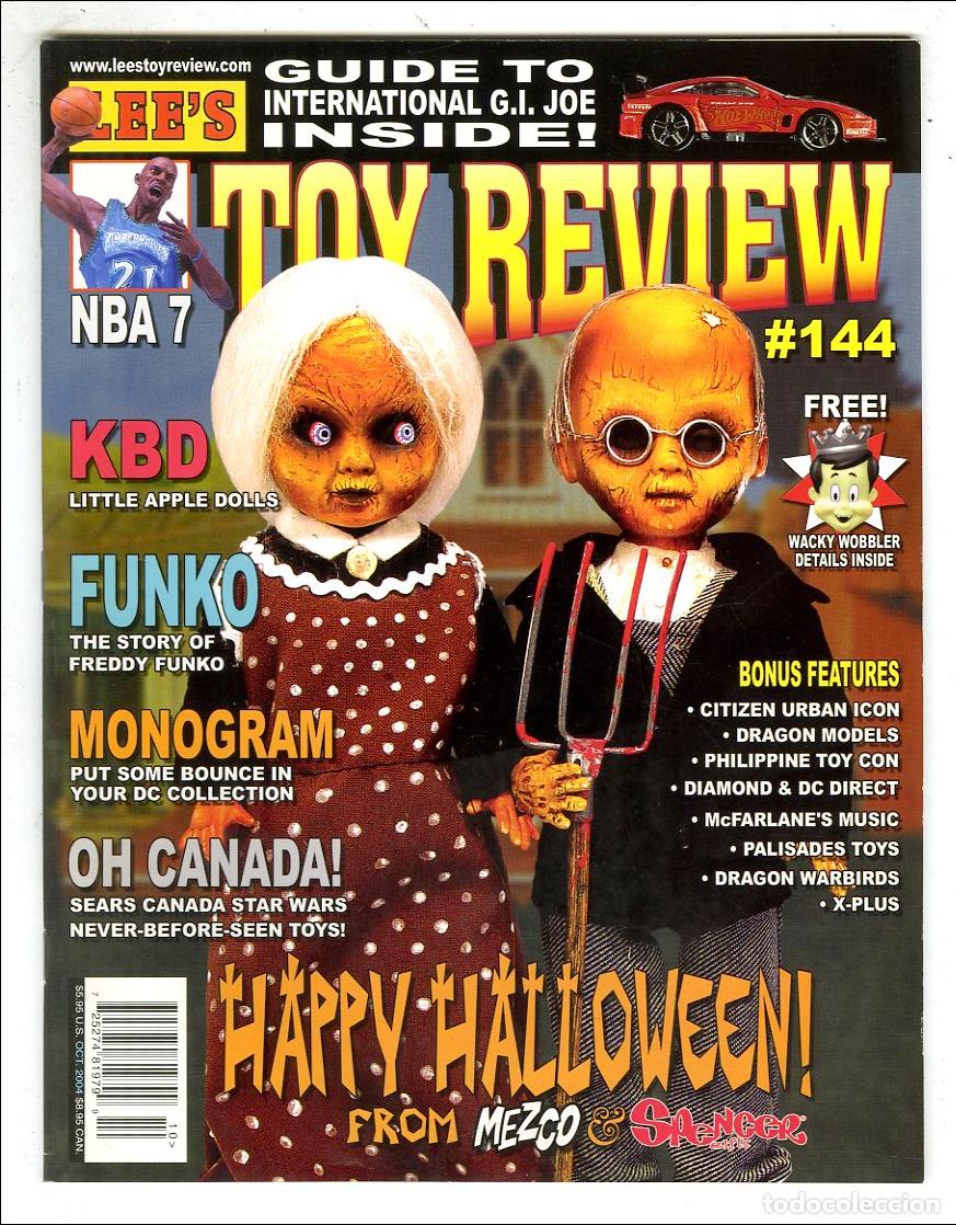 Juguetes antiguos: Toy Review n.144 / Lee's / NBA / KBD / Funko / Monogram / Oh Canada! / Hotwheels (Oct, 2004)