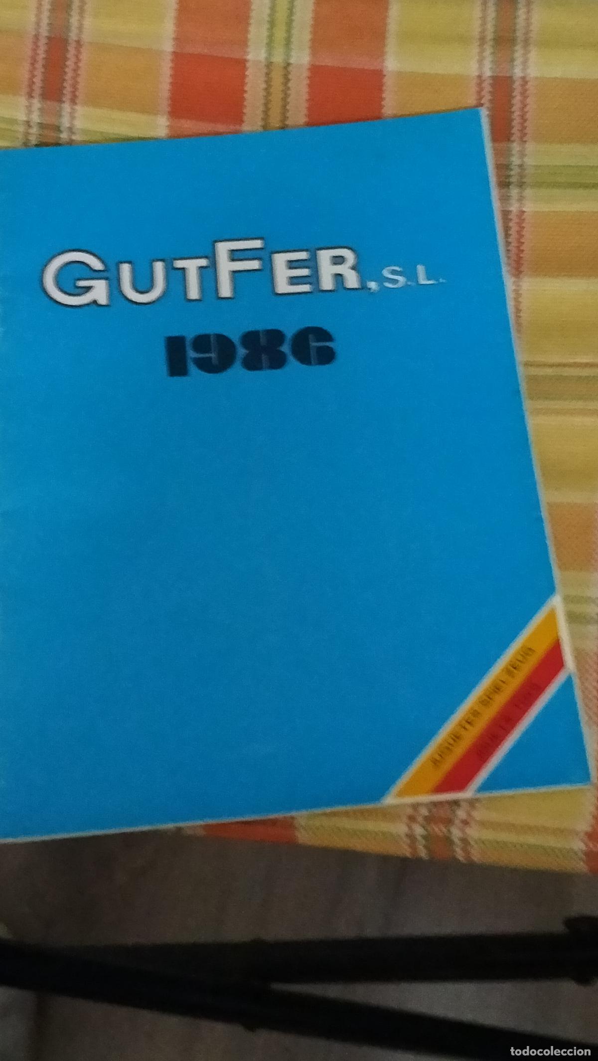 Juguetes antiguos: ANTIGUO CATALOGO DE GUFTER, SL DE 1986