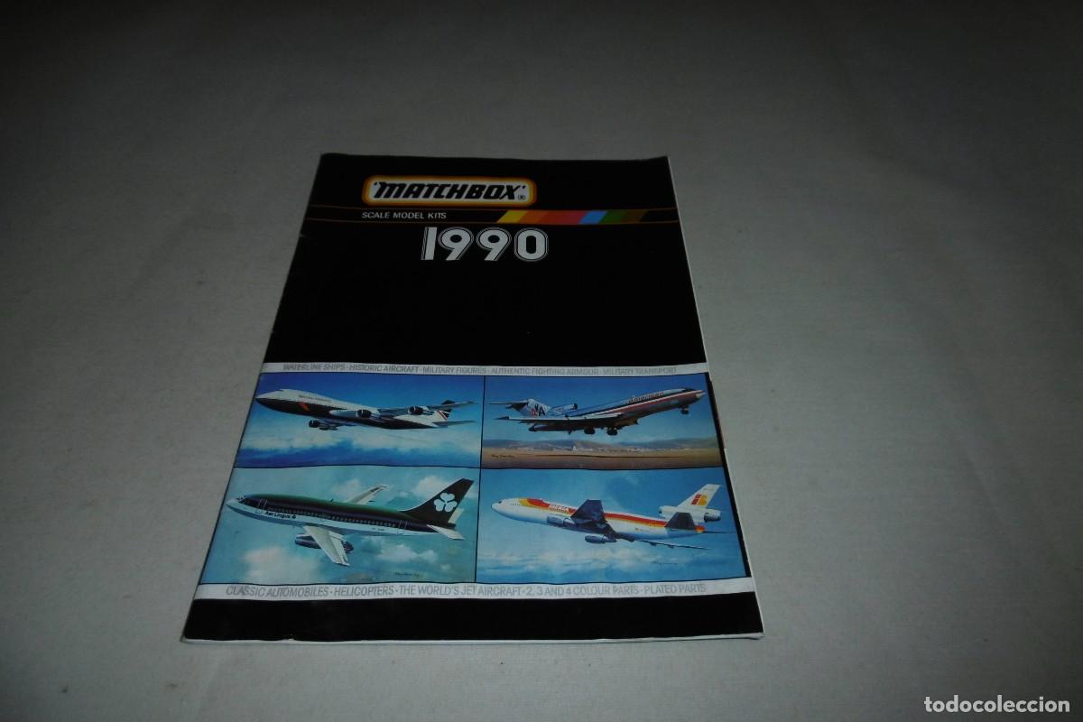 Juguetes antiguos: CATALOGO DE MAQUETAS MATCHBOX 1990 PLASTIC MODEL KITS