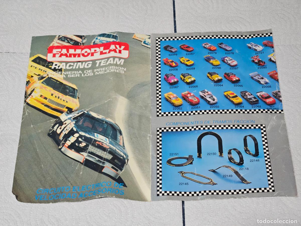 Juguetes antiguos: CATALOGO FAMOPLAY RACING FAMOSA 1991 DIFICIL FALTA PAGINA