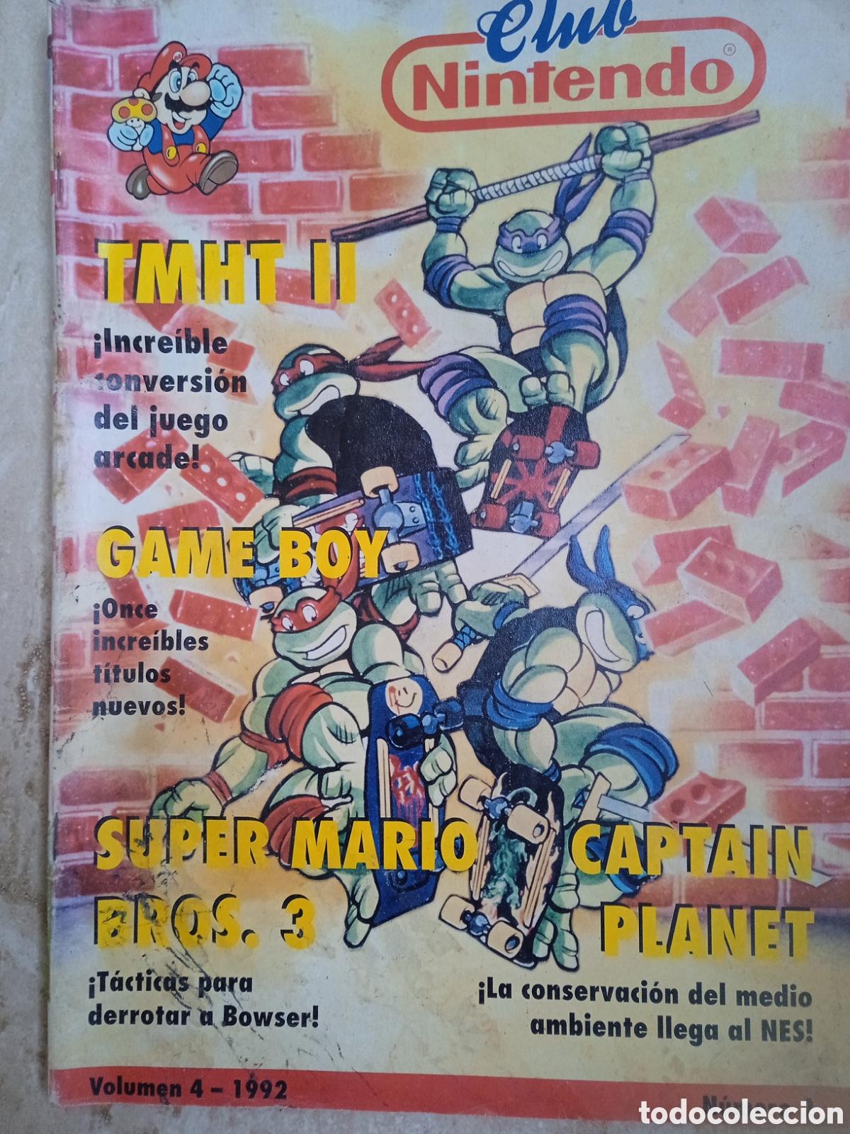 Juguetes antiguos: Revista Club Nintendo Volumen 4 n&uacute;mero 2 1992