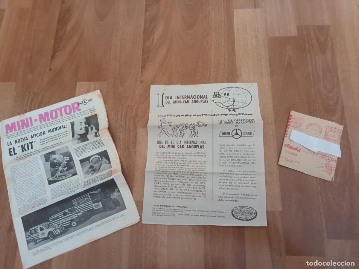 Juguetes antiguos: REVISTA MINI MOTOR 12. 1 DIA INTERNACIONAL MINI CARS ANGLUPLAS 1961 ver sello