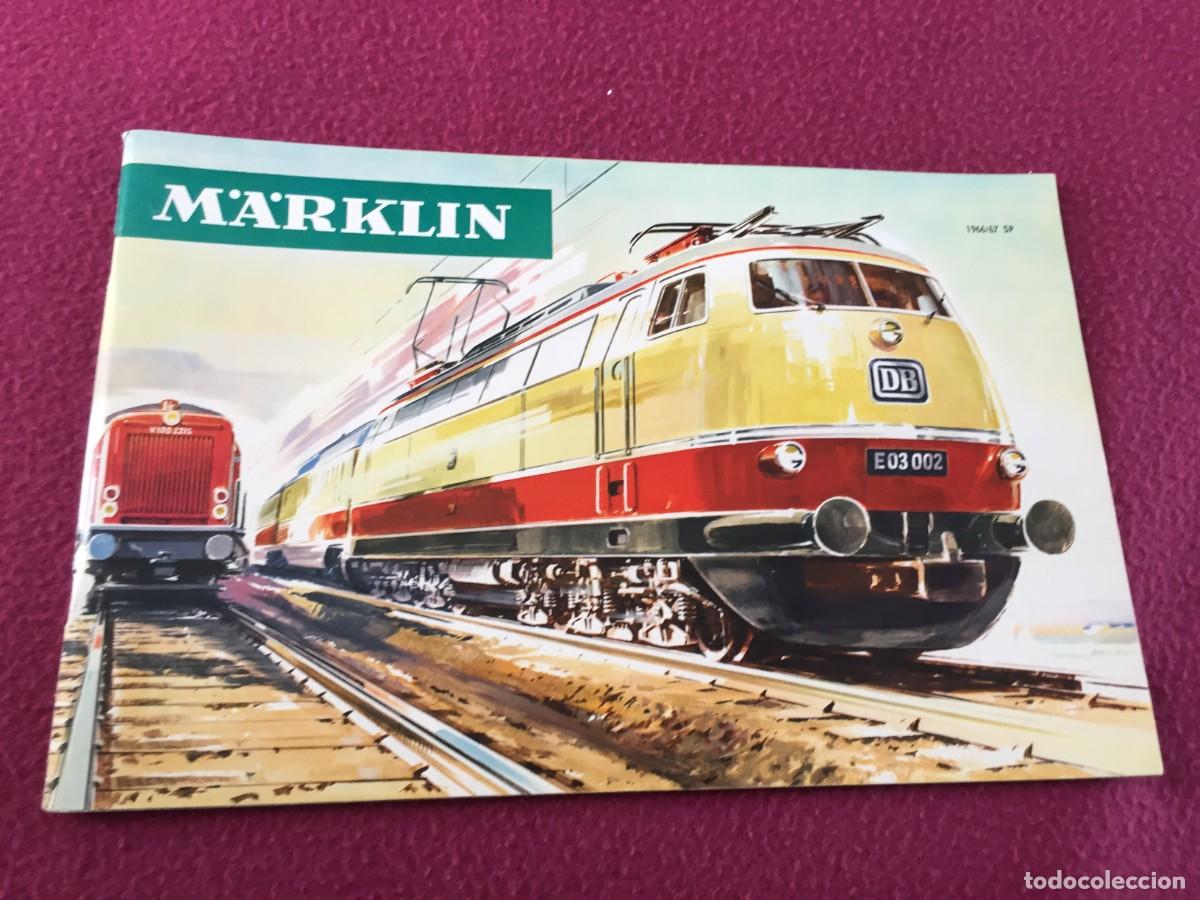 Juguetes antiguos: Antiguo cat&aacute;logo de M&auml;rklin con 72 paginas de 1966 / 67