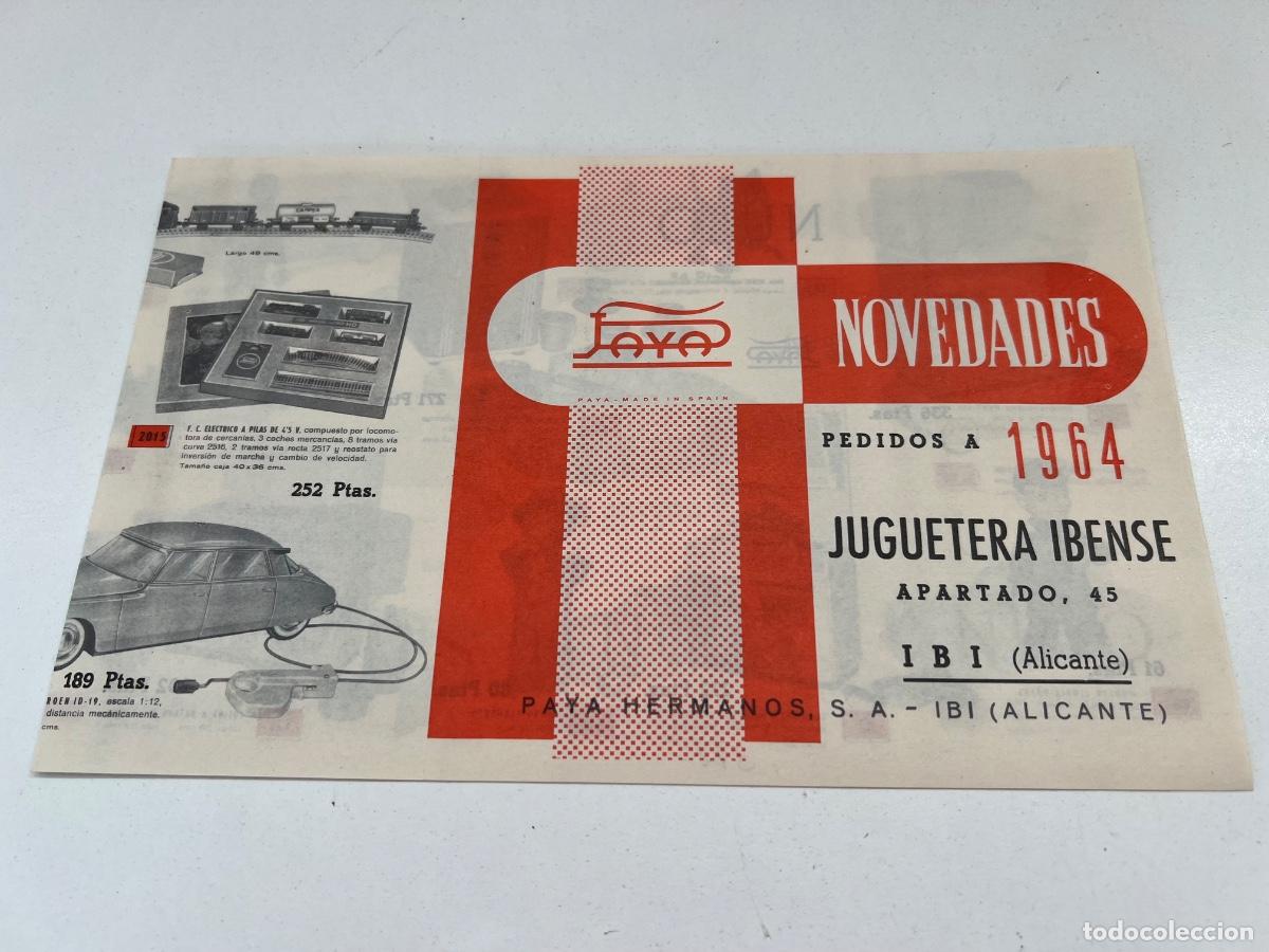 Juguetes antiguos: CATALOGO NOVEDADES PAYA PEDIDOS JUGUETERA IBENSE 1964 CITROENDS 19 PAYA